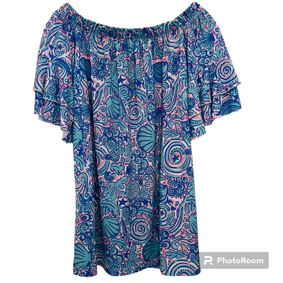 COPY - SIMPLY SOUTHERN Ruffled Sleeve Top - Picture 2 of 8